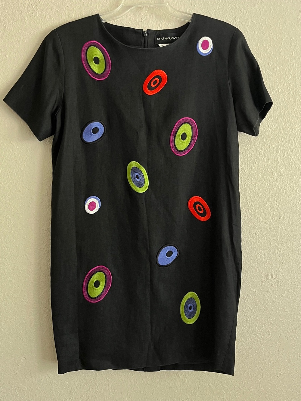 Vintage Andrea Jovine linen dress